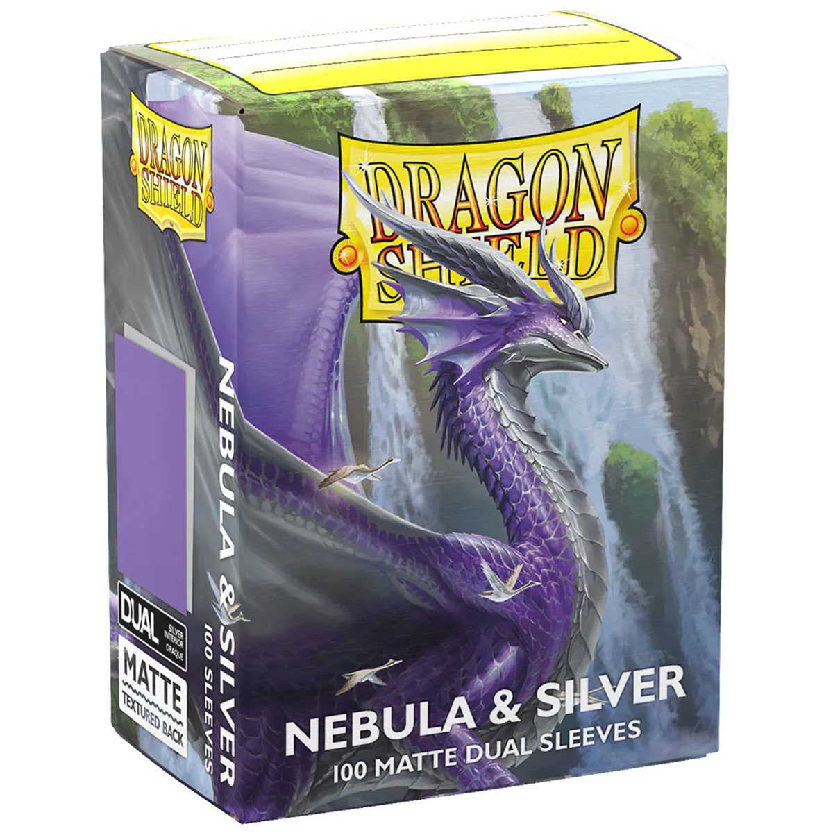 Dragon Shield: Matte Dual Sleeves 100 Count – Nebula & Silver