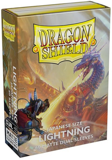 Dragon Shield: Japanese Matte Dual Sleeves 60 Count - Lightning