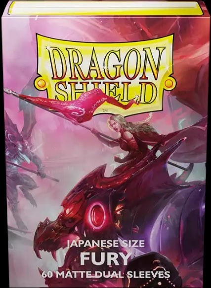 Dragon Shield: Japanese Matte Dual Sleeves 60 Count - Fury