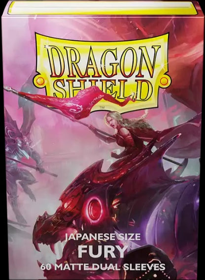 Dragon Shield: Japanese Matte Dual Sleeves 60 Count - Fury