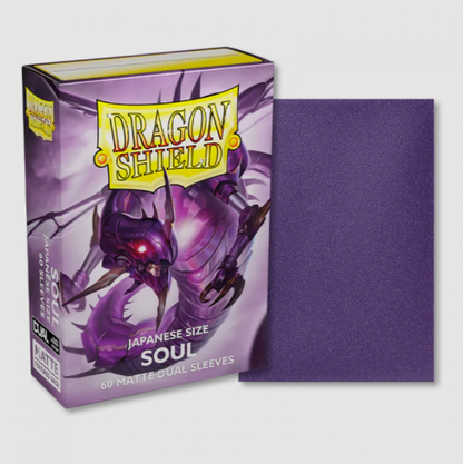 Dragon Shield: Japanese Matte Dual Sleeves 60 Count - Soul