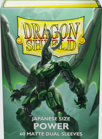 Dragon Shield: Japanese Matte Dual Sleeves 60 Count - Power