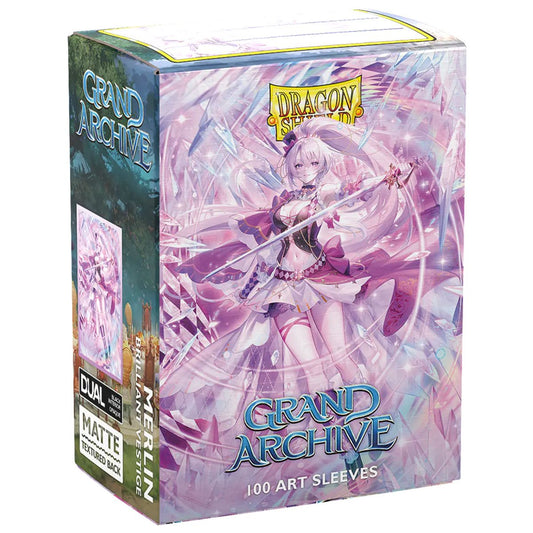 Dragon Shield: Matte Art Sleeves 100 Count – Grand Archive Merlin, Brilliant Vestige
