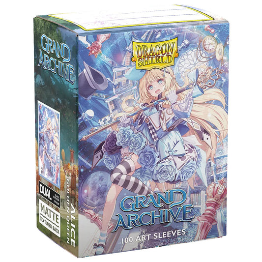 Dragon Shield: Matte Art Sleeves 100 Count – Grand Archive Alice, Golden Queen