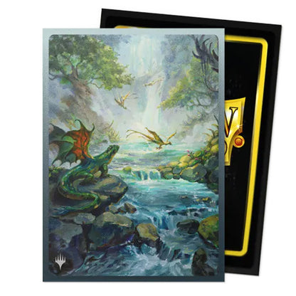 Dragon Shield: Dual Art Sleeves 100 Count – Landfall Series Misty Rainforest
