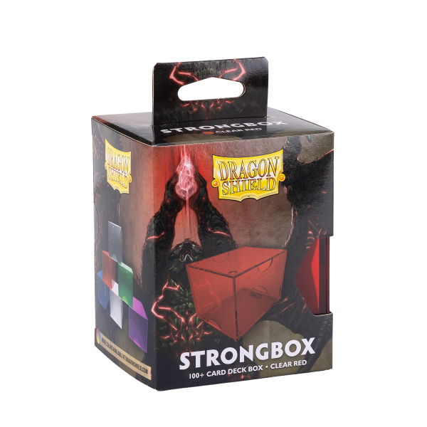 Dragon Shield:  Strongbox - Clear Red