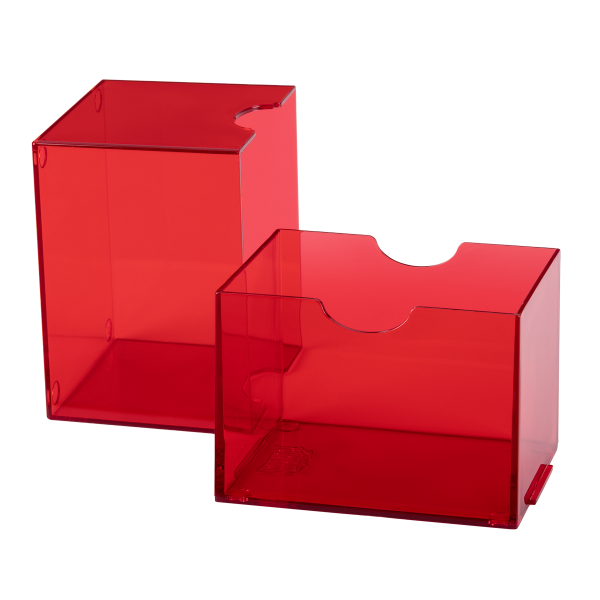 Dragon Shield:  Strongbox - Clear Red