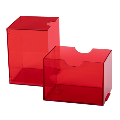 Dragon Shield:  Strongbox - Clear Red