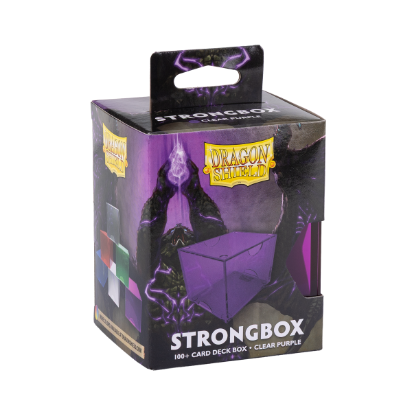 Dragon Shield:  Strongbox - Clear Purple