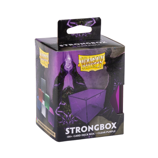 Dragon Shield:  Strongbox - Clear Purple