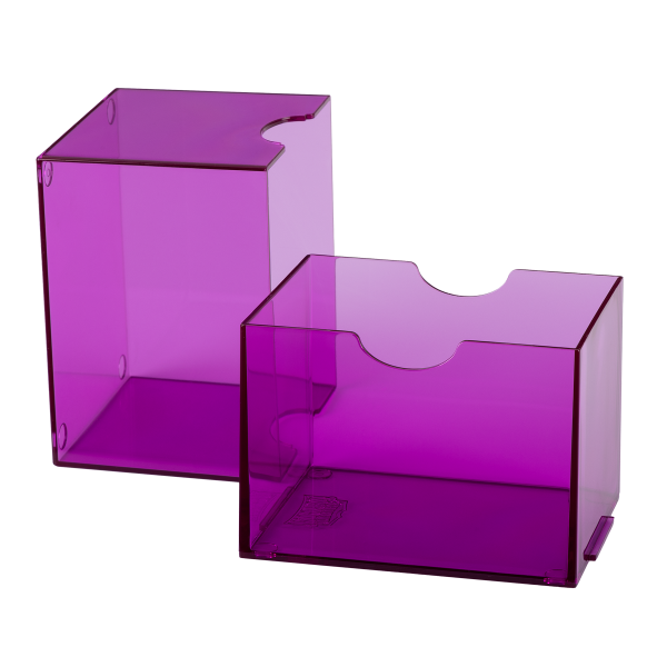 Dragon Shield:  Strongbox - Clear Purple