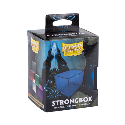 Dragon Shield:  Strongbox - Clear Blue