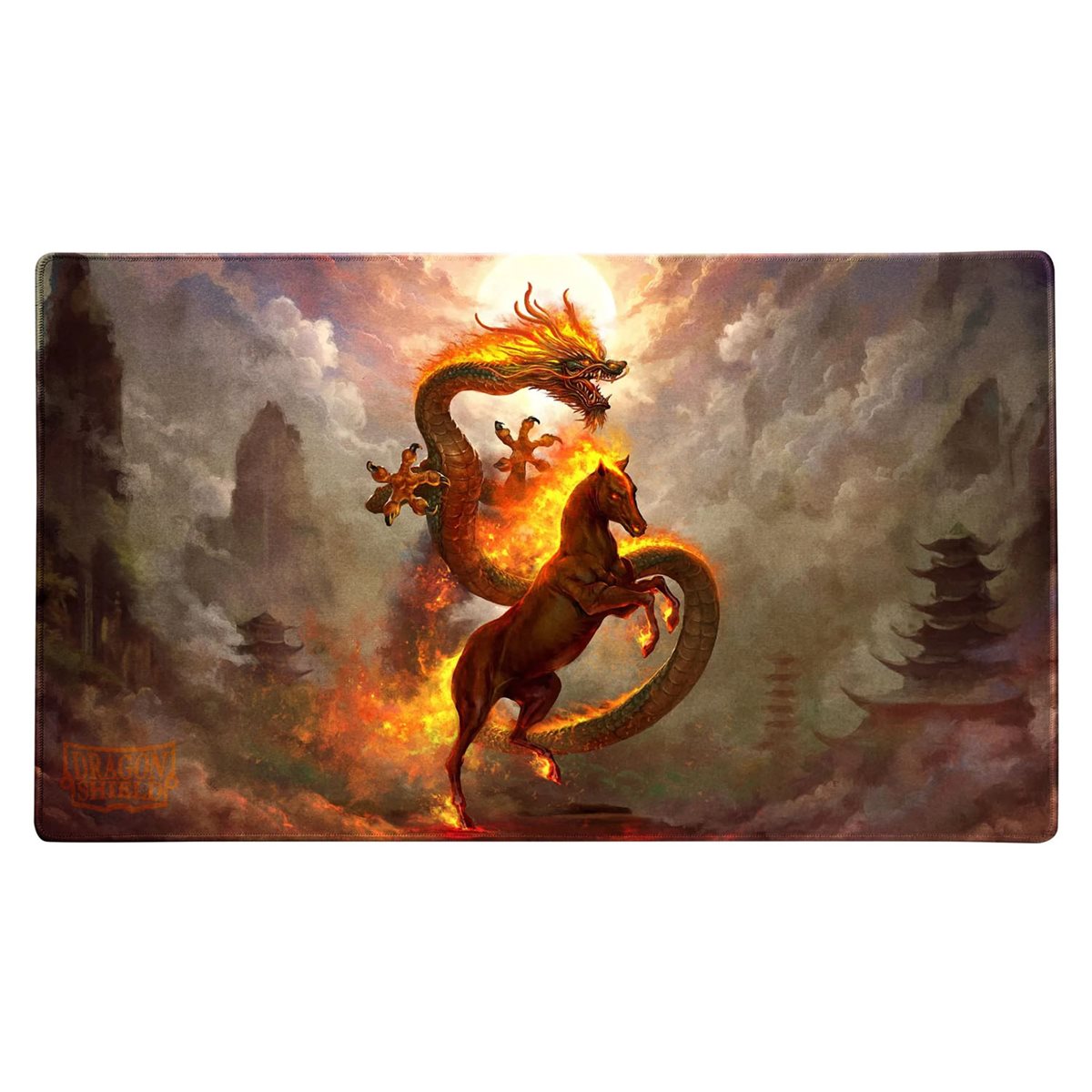 Dragon Shield: Playmat With Tube - Fire Horse