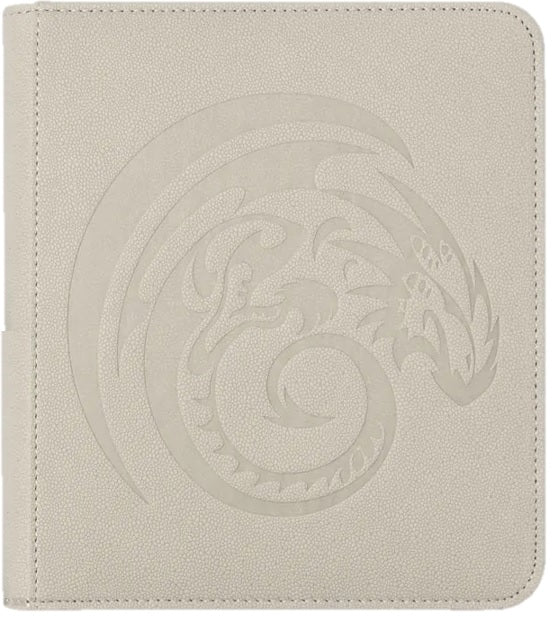 Dragon Shield:  Card Codex Zipster Binder Small - White