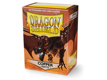 Dragon Shield: Matte Sleeves 100 Count - Copper
