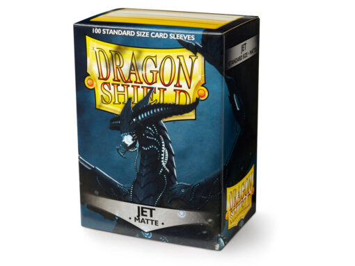 Dragon Shield: Matte Sleeves 100 Count - Jet