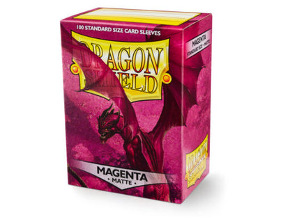 Dragon Shield: Matte Sleeves 100 Count - Magenta