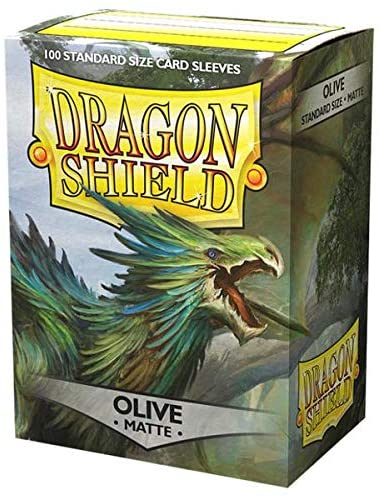 Dragon Shield: Matte Sleeves 100 Count - Olive