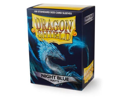 Dragon Shield: Matte Sleeves 100 Count - Night Blue