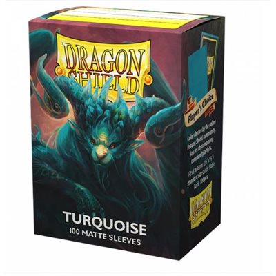 Dragon Shield: Matte Sleeves 100 Count - Turquoise