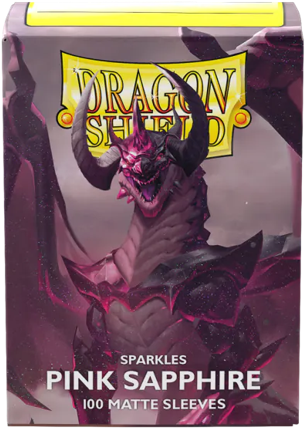 Dragon Shield: Matte Sleeves 100 Count - Pink Sapphire