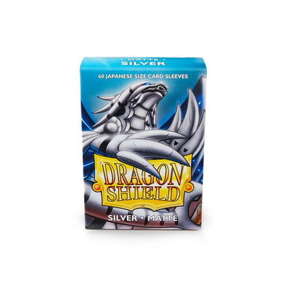 Dragon Shield: Japanese Matte Sleeves 60 Count - Silver