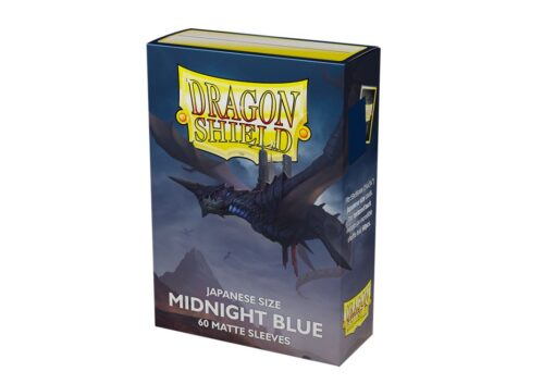 Dragon Shield: Japanese Matte Sleeves 60 Count - Midnight Blue