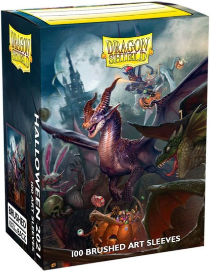 Dragon Shield: Brushed Art Sleeves 100 Count - Halloween Dragon 2021