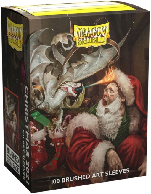 Dragon Shield: Brushed Art Sleeves 100 Count - Christmas 2021