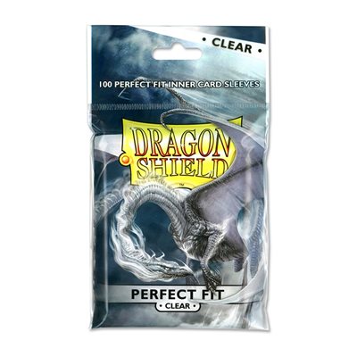 Dragon Shield: Perfect Fit Sleeves 100 Pack - Clear