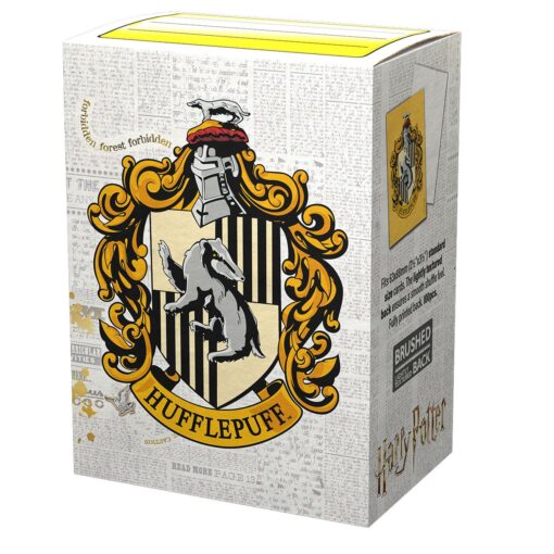 Dragon Shield: Brushed Art Sleeves 100 Count - Harry Potter: Hufflepuff