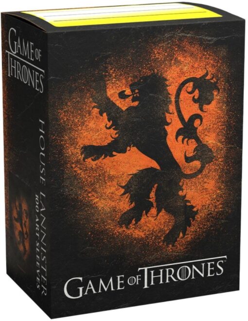 Dragon Shield: Brushed Art Sleeves 100 Count - Game Of Thrones: House Lannister