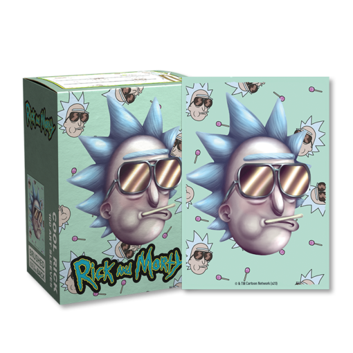 Dragon Shield: Brushed Art Sleeves 100 Count – Rick & Morty: Cool Rick