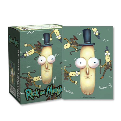 Dragon Shield: Brushed Art Sleeves 100 Count – Rick & Morty: Mr. Poopy Butthole