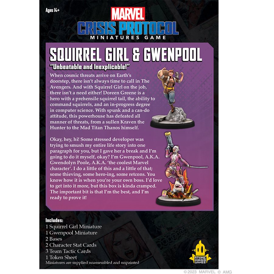 Marvel: Crisis Protocol - Squirrel Girl & Gwenpool Character Pack