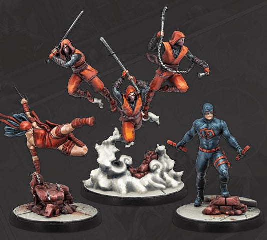 Marvel: Crisis Protocol - Shadowland Daredevil & Elektra With Hand Ninjas