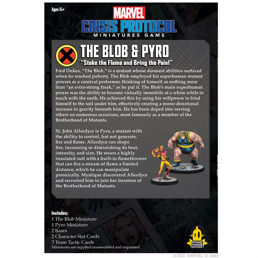 Marvel: Crisis Protocol - The Blob & Pyro Character Pack