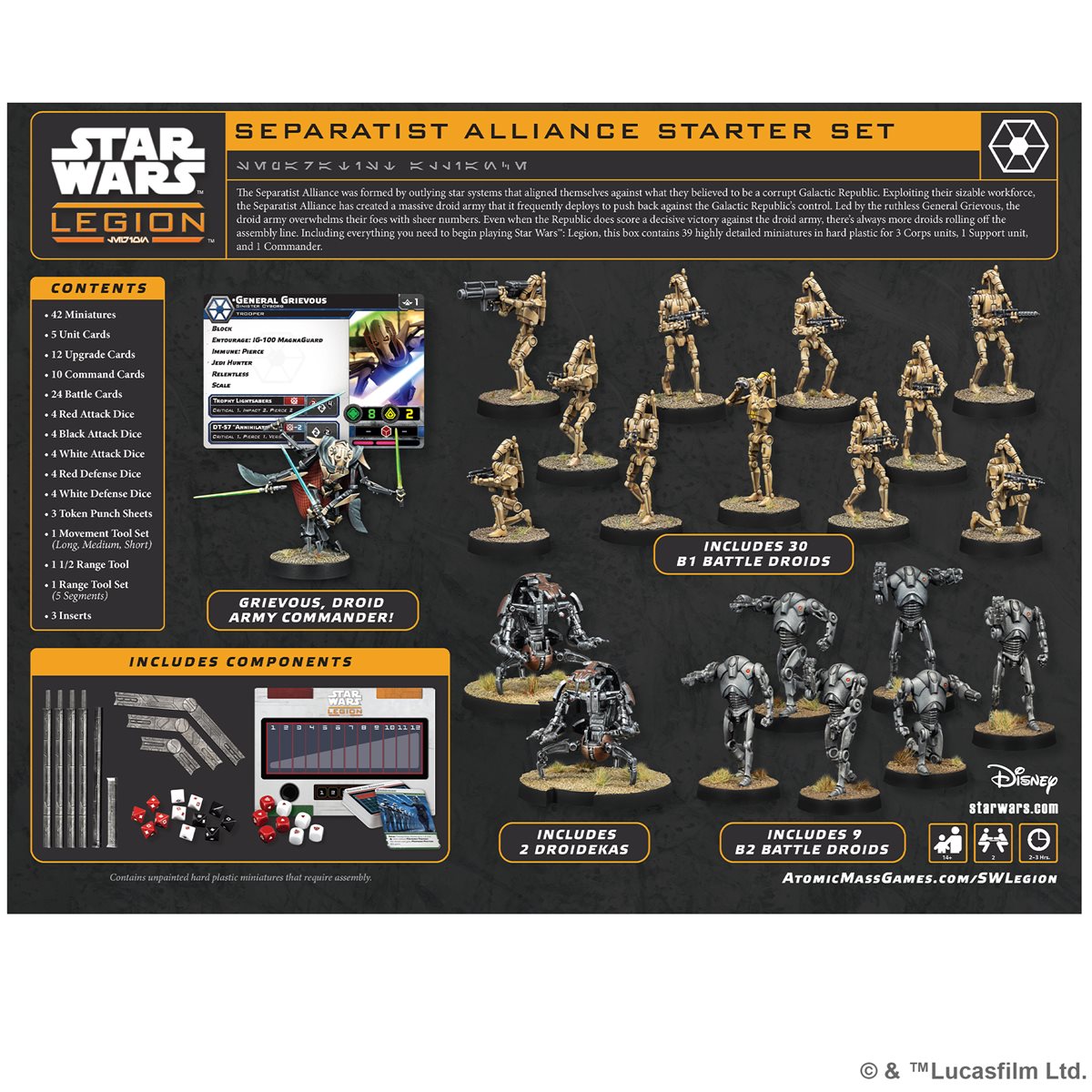 Star Wars: Legion - Seperatist Alliance Starter Set