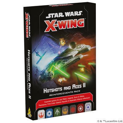Star Wars: X-Wing Second Edition - Hotshots And Aces II Reinforcements Pack
