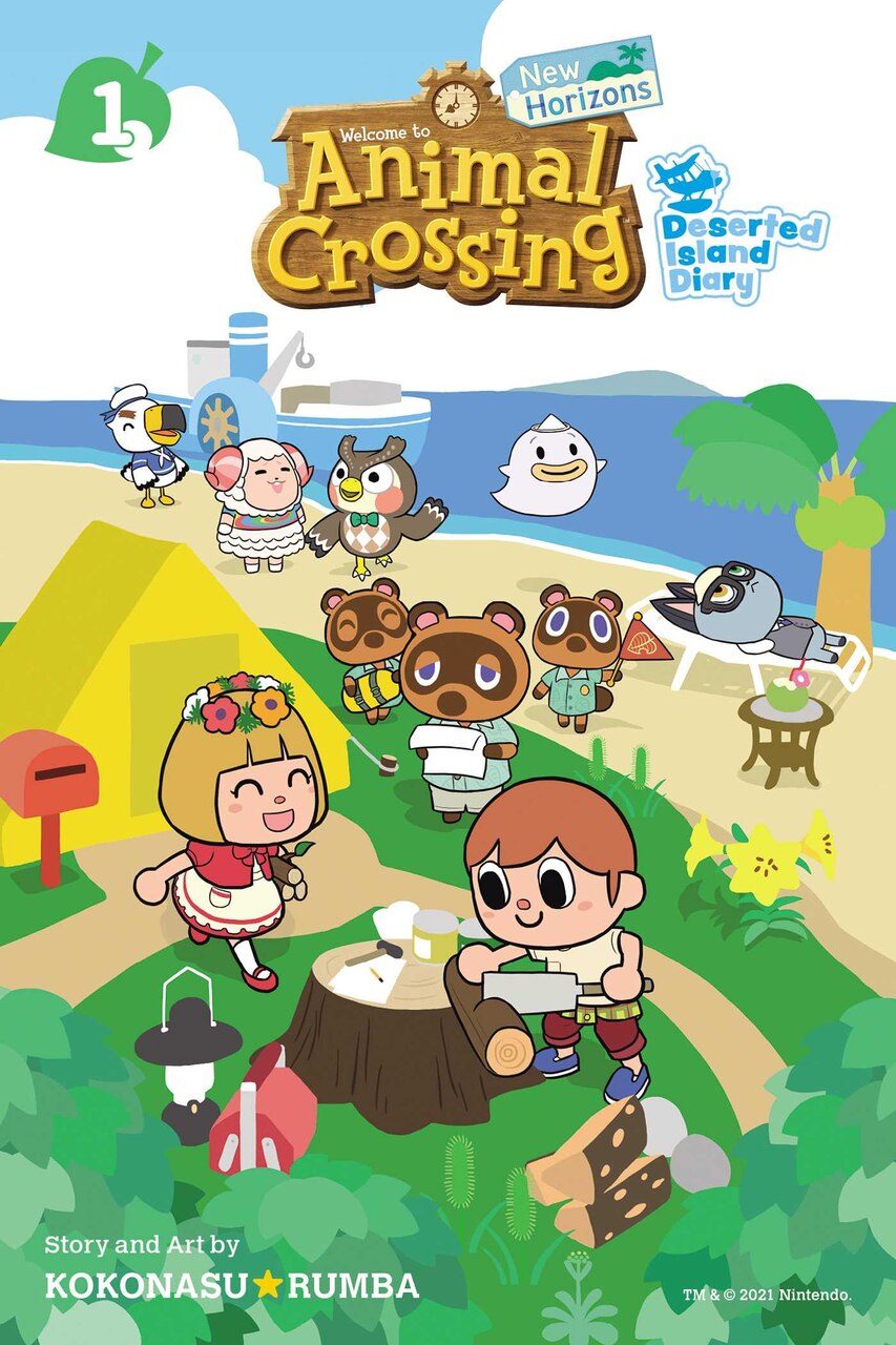 Animal Crossing New Horizons Graphic Novel Volume 01 Deserted Island Diary