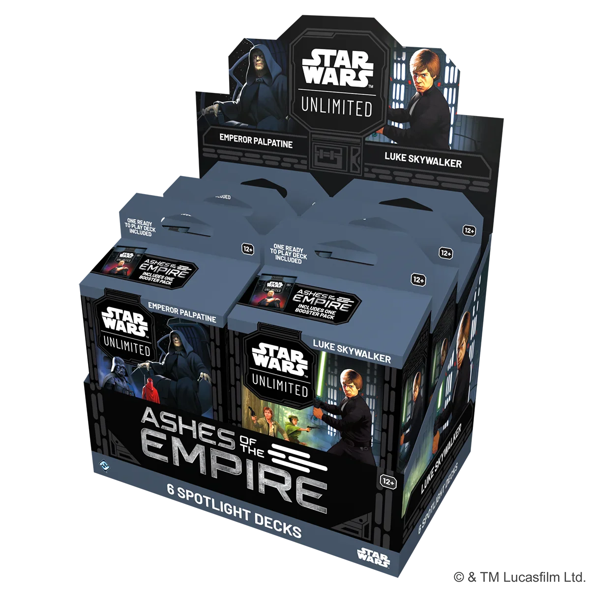 Star Wars Unlimited: Ashes Of The Empire Spotlight Deck - Luke Skywalker