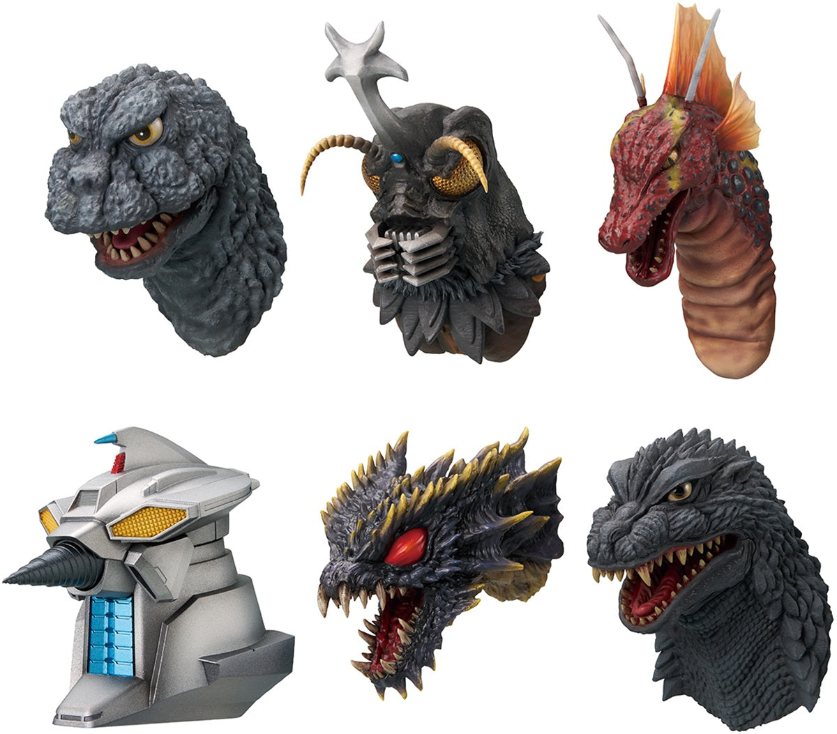Godzilla Monster Head: Magnet (The Biography of The Most Terrifying Monster King) Blind Box