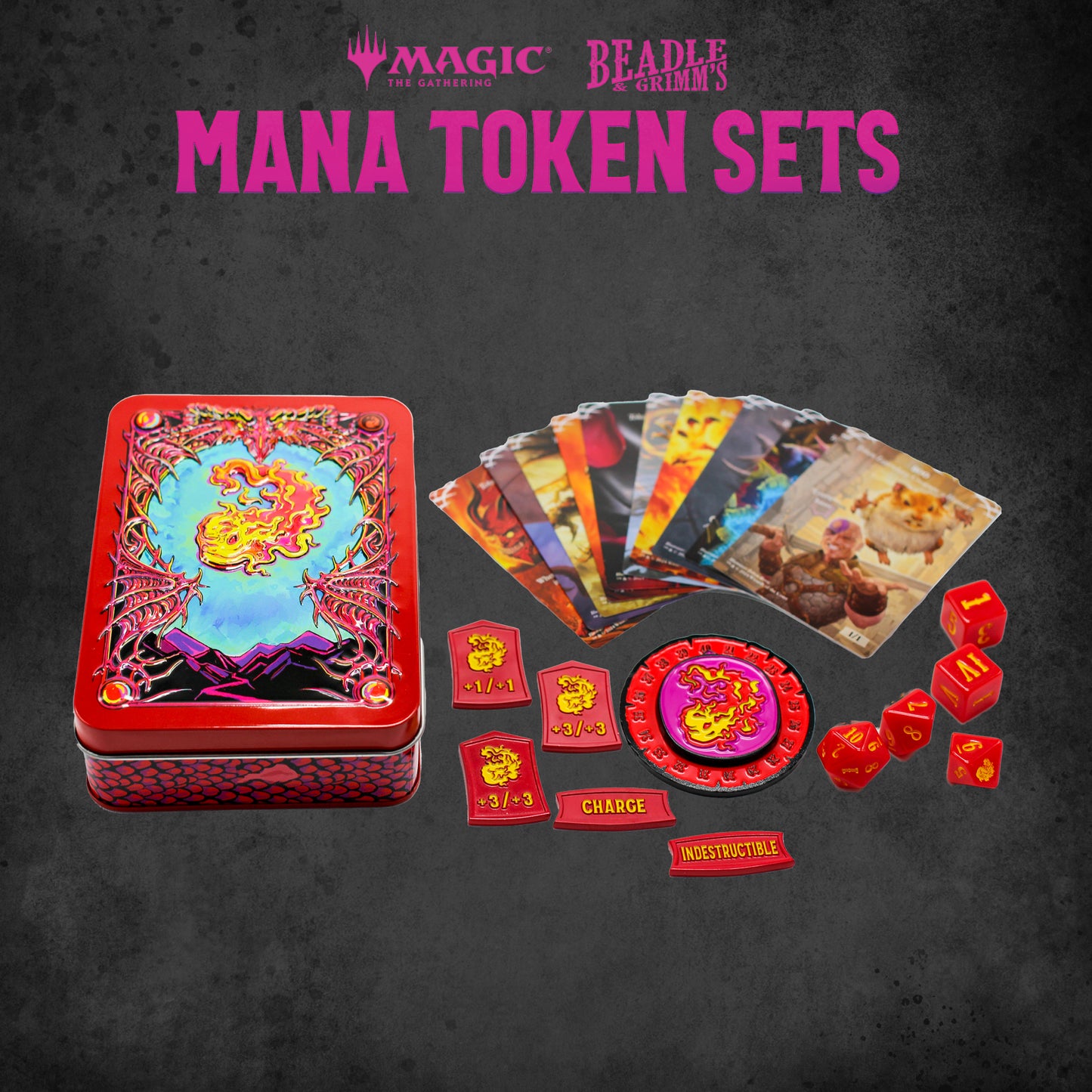 Beadle & Grimm's MTG Mana Token Set - Red