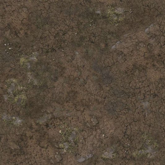 Battle Systems: Gaming Mat 2x2 - Muddy Streets