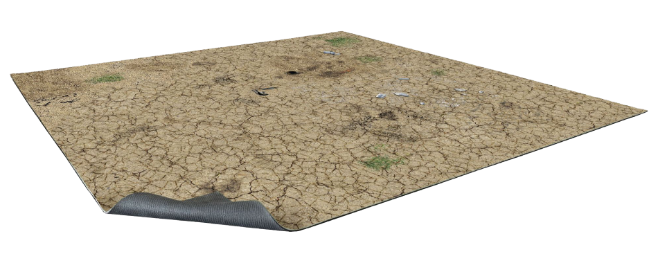 Battle Systems: Gaming Mat 2x2 - Desert Wasteland