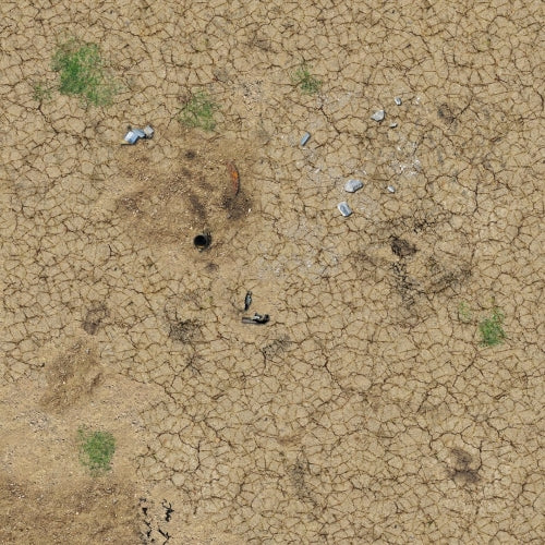 Battle Systems: Gaming Mat 2x2 - Desert Wasteland