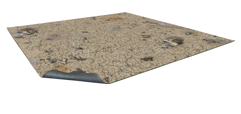 Battle Systems: Gaming Mat 3x3 - Desert Wasteland