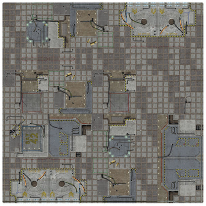 Battle Systems: Gaming Mat 3x3 - Frontier Sci-Fi