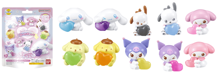 Sanrio Bath Bomb Bikkura Heart Hugz ♡ "Sanrio" Blind Bag, Bandai Lifestyle Bath Bomb