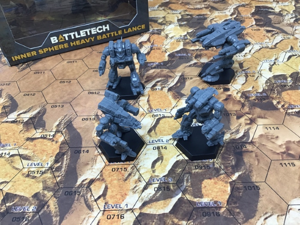 Battletech: Inner Sphere Heavy Battle Lance